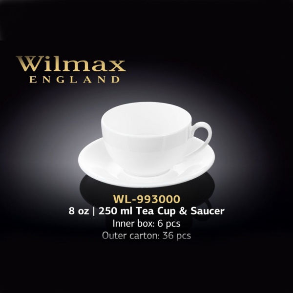 Thermo Single Wall Glass Mug Wilmax, Pack of 6