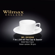 Wilmax Tea Cup and Saucer