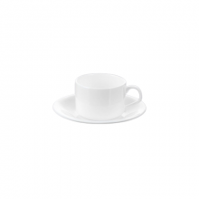 Wilmax Tea Cup and Saucer - 160 ML 