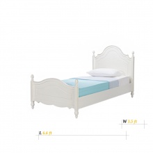 ANASTASIA BED 3.5FT WT