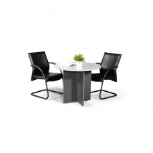 Round Conference Table 3ft - Grey