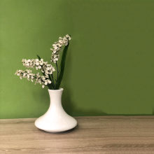 Linz Ceramic Vase - White 