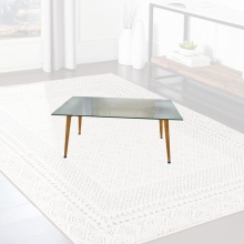 COFFEE TABLE - CLEAR GLASS 
