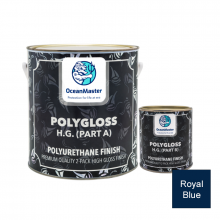 POLYGLOSS POLYURETHANE FINISH ROYAL BLUE 4LTR