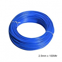 WIRE PVC COATED 2.5MM x 100MTR BLUE