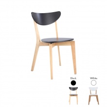 MAWIN/L DINING CHAIR - BK/NT