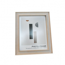 PHOTO FRAME 10 - SMALL ONE WOOD FRAME PINK	