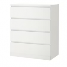 MALM Chest of 4 drawer