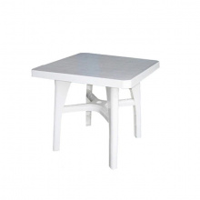 Plastic Table White Ribalto  
