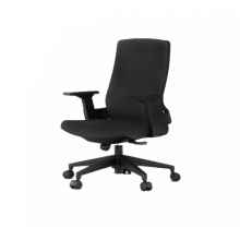 Medium Back Rev Chair - black