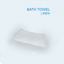 Bath Towel Plain White