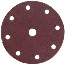 SANDING DISC WITH HOLES 150MM X 