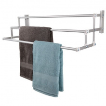  FOLDY CLOTHES DRYING RACK 80 CM. - SILVER