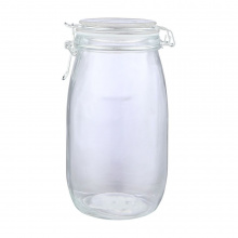 ZOBY CANISTER WITH LID 1400 ML. - CLEAR