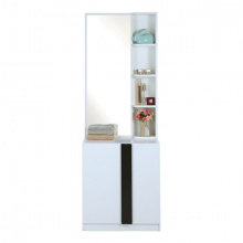 PIANO STAND DRESSING TABLE - WHITE/BLACK