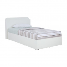 SHERRIN BED 3.5 FT. - WHITE