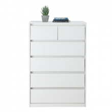MOLLY CHEST 6 DRAWERS - WHITE