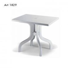 Plastic Table White Ribalto