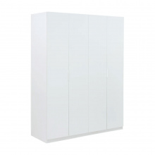  MELODIAN WARDROBE WITH 4 DOORS - WHITE