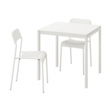 MELLTORP / ADDE TABLE AND 2 CHAIRS 