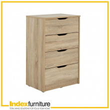 FURINBOX TIANA CHEST OF 4 DRAWERS - NATURAL