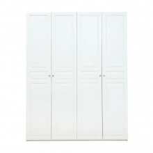 COLLIN MODEL WARDROBE, 4 DOORS - WHITE