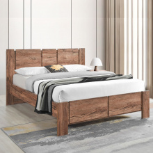 BED 4FT - WALNUT  - DOUBLE SIZE 